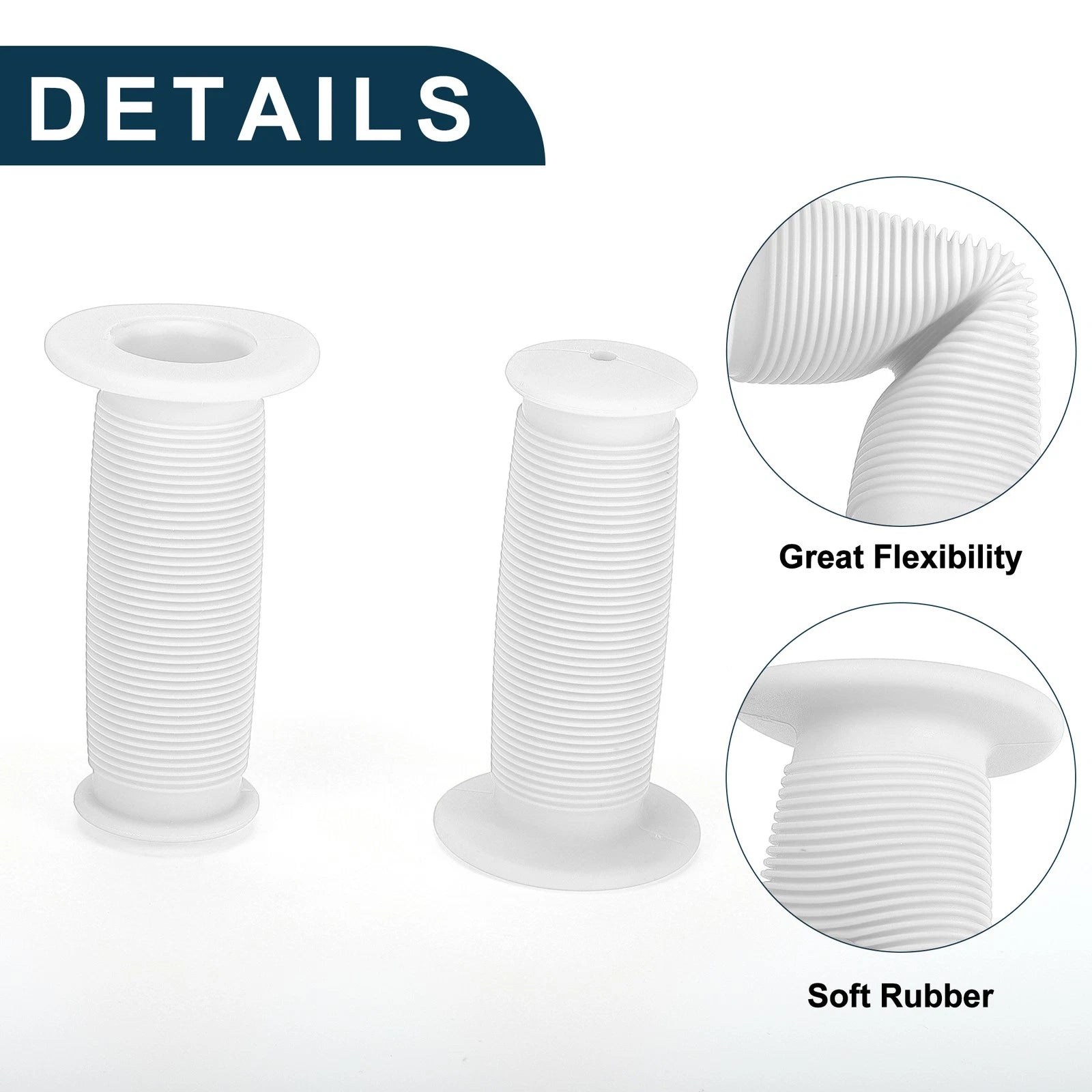 Bike Handlebar Grip Cover 85mm Lightweight for MTB End Grips Protector Pair