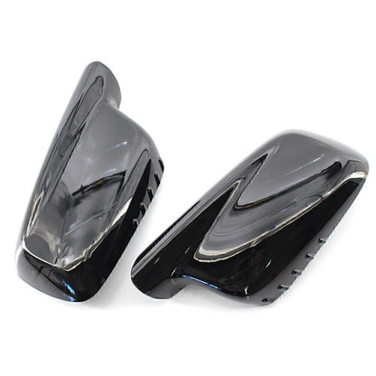 Set of 2 Door Wing Side Mirror Cover Caps for BMW E46 E65 E66 (2000–2006)