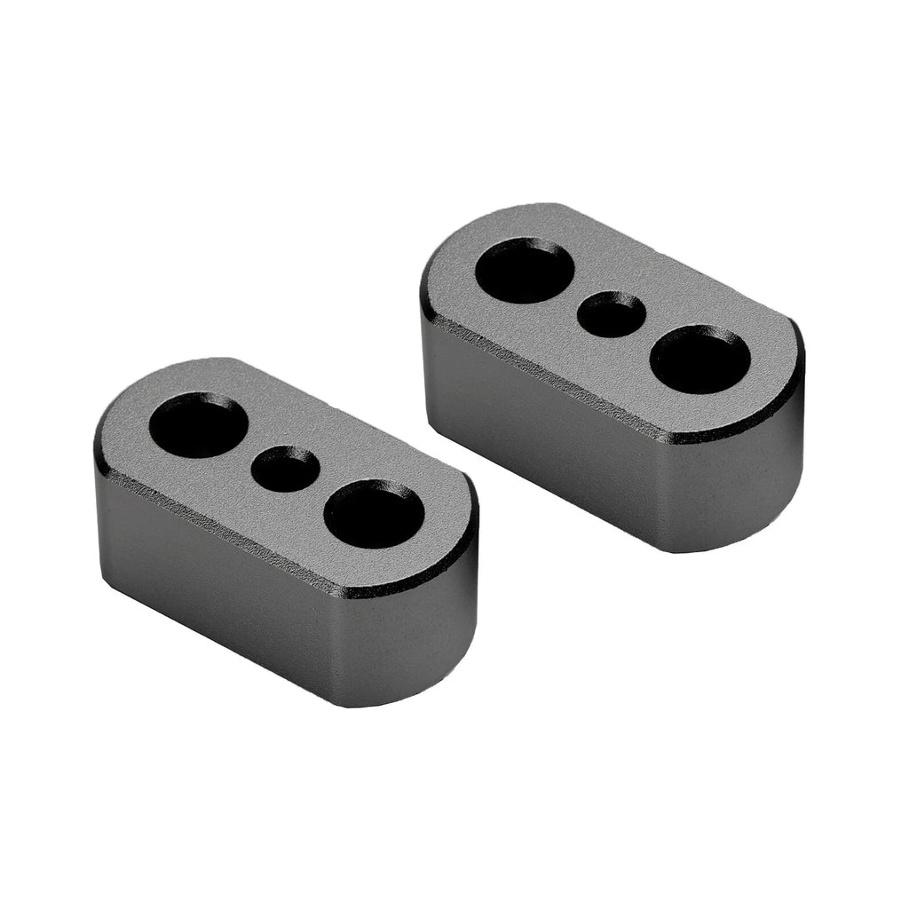 20mm Black Risers for Tiger 1200 & Explorer XR XRx XRt XCx XCa (2010–2020)