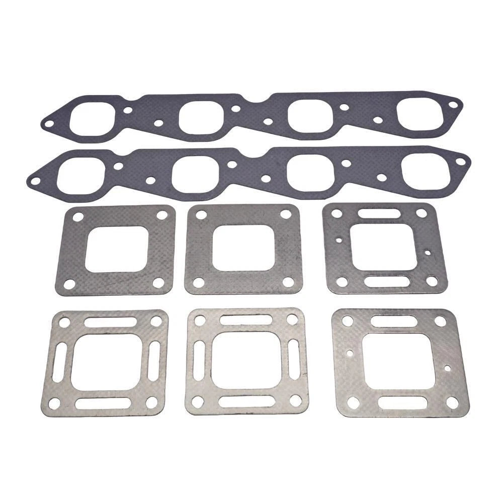 Exhaust Manifold Kit with Gasket 70981 & Drain Elbow 860233 for MerCruiser