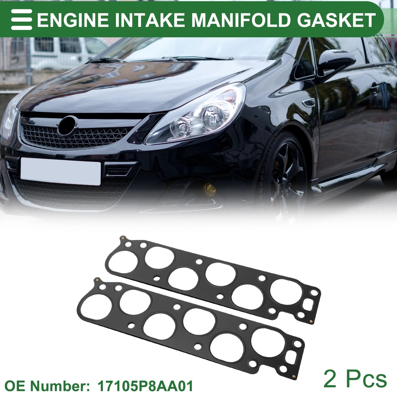 Upper Engine Intake Manifold Gasket Replacement for Honda Accord (1998–2003)