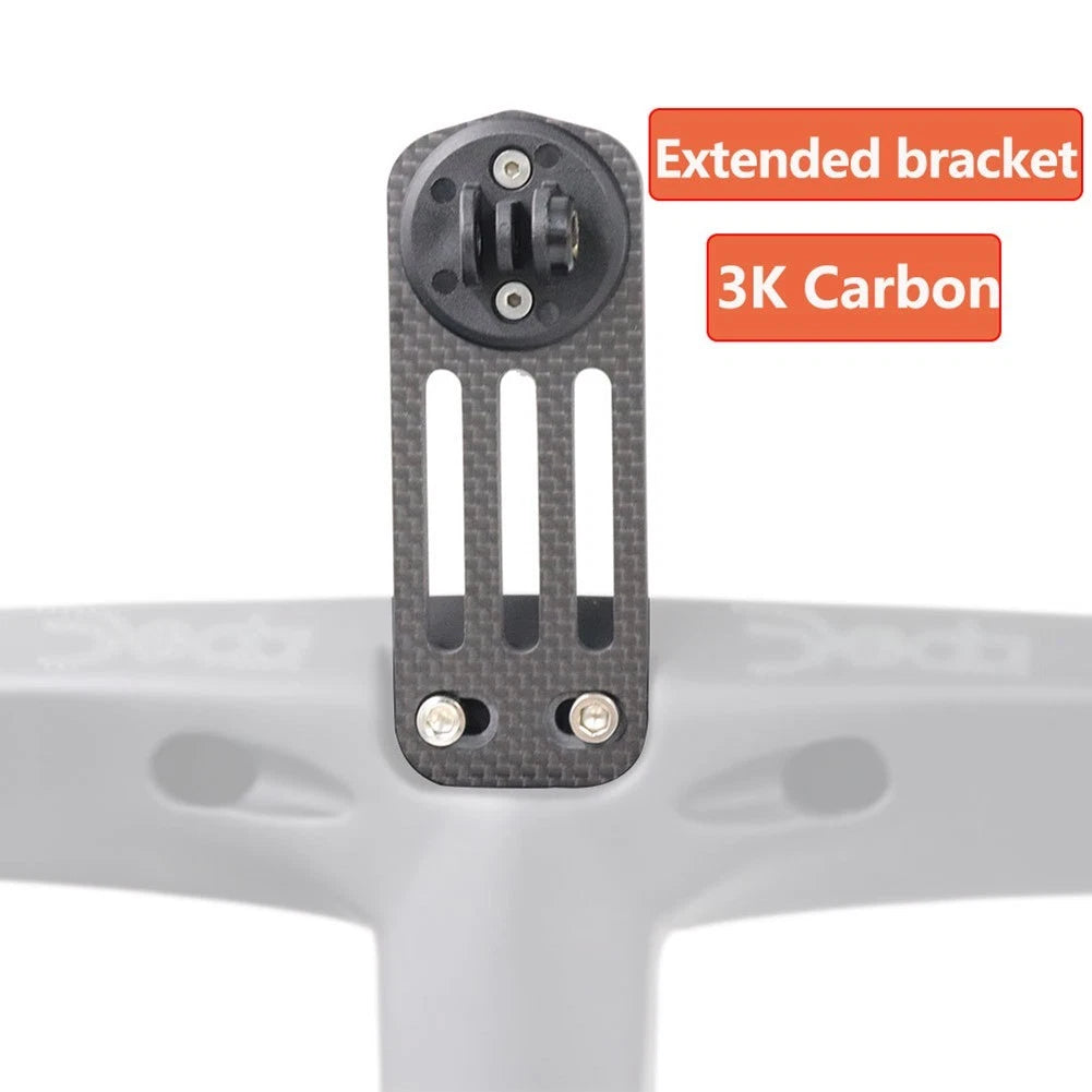 Carbon Fiber Bike Computer Stand Bracket for DEDA Handlebars