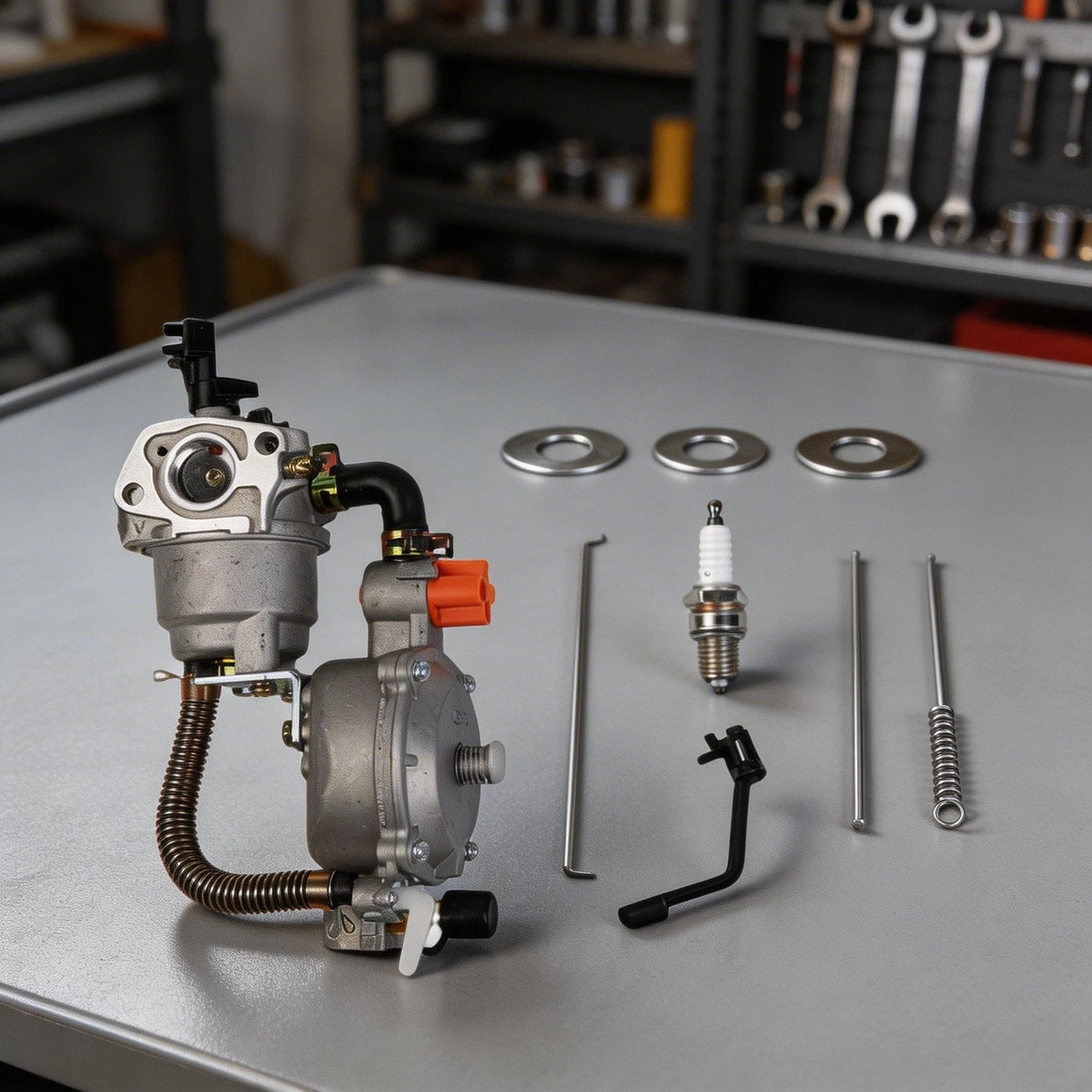 Dual Fuel Carburetor for GX160 GX200 Gas Generators (LPG Conversion)