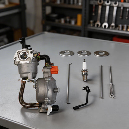 Dual Fuel Carburetor for GX160 GX200 Gas Generators (LPG Conversion)