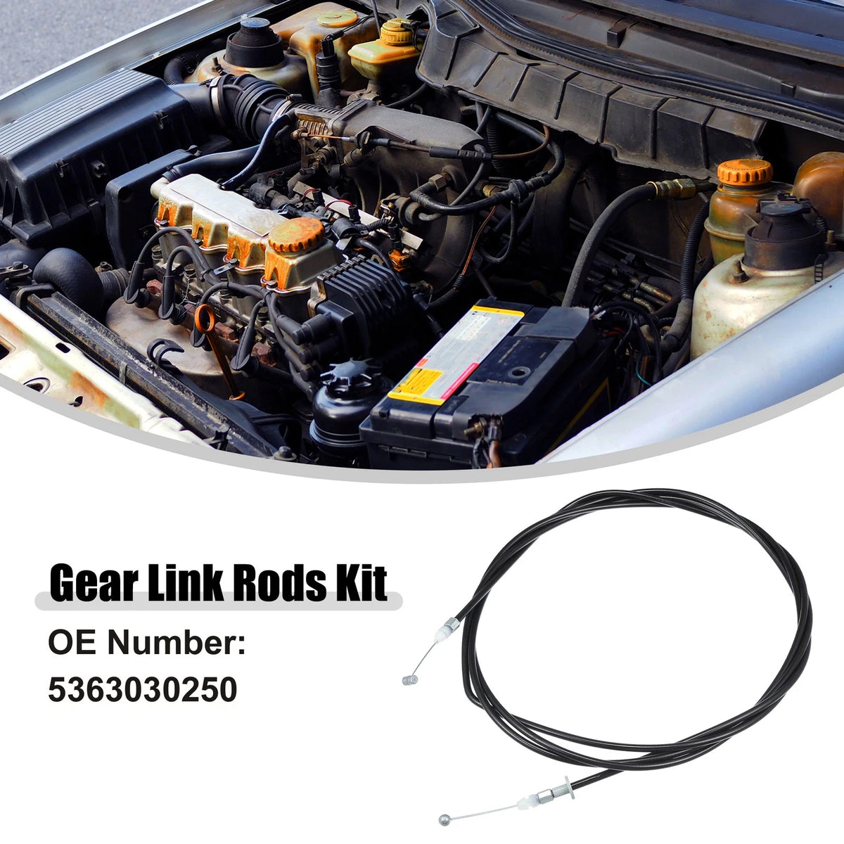 Front Hood Latch Release Cable Replacement for Lexus GS300 (1998–2005)