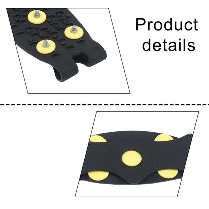 Steel Stud Shoe Covers for Outdoor Use on Snow and Ice Roads