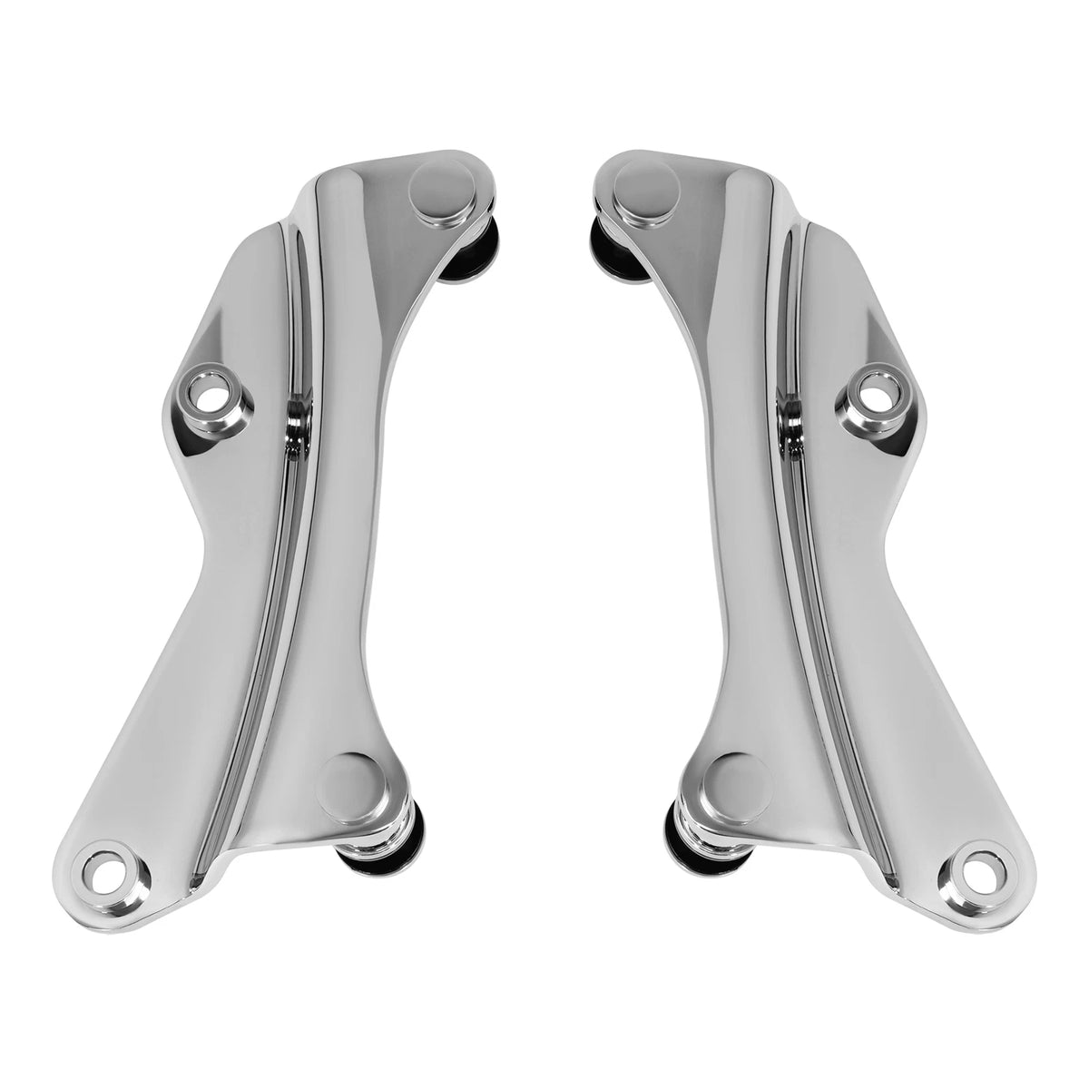 Chrome 4 Point Docking Hardware Kit for Harley Davidson Touring (2014–2026)
