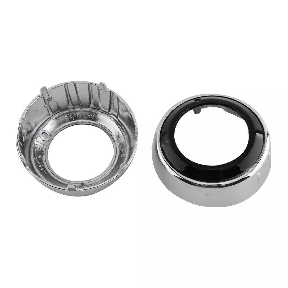 2Pcs Front Bumper Fog Light Cover Bezel For Mitsubishi Outlander 2010 2011 2012