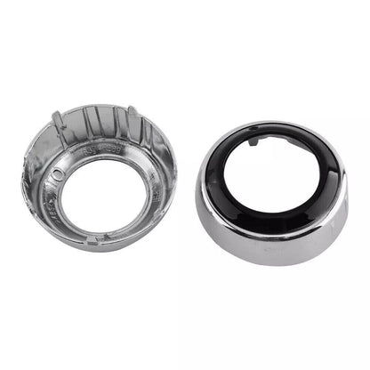 2Pcs Front Bumper Fog Light Cover Bezel For Mitsubishi Outlander 2010 2011 2012
