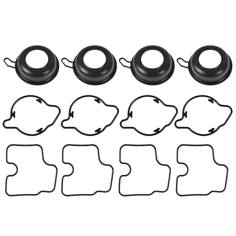4X Carburetor Plunger Diaphragm Repair Kit for Honda CBR600 F4 (1999–2000)