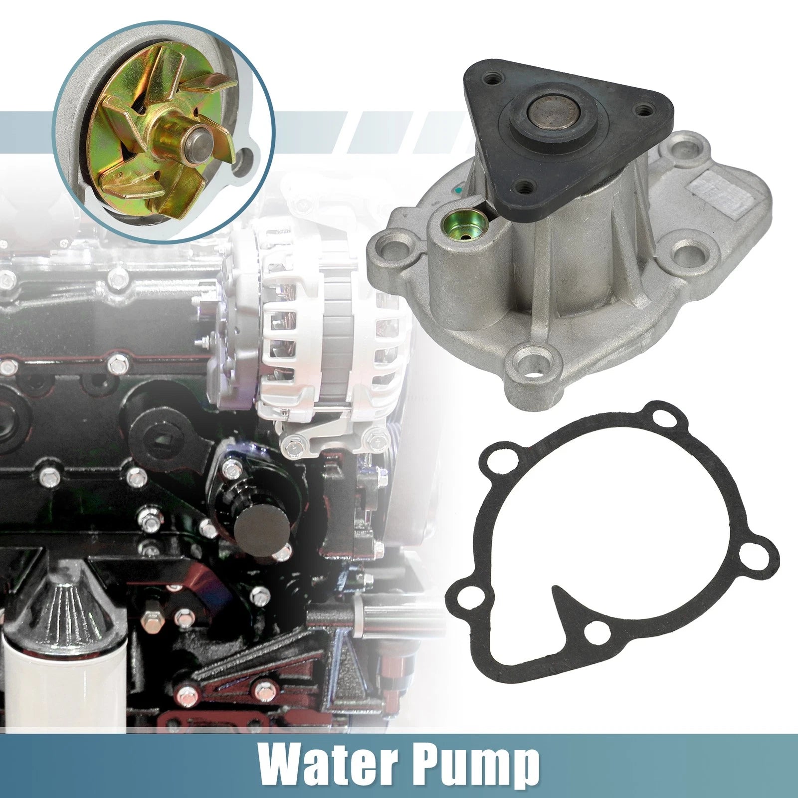 Water Pump Replacement for Hyundai Santa Fe Sport (2017–2018)
