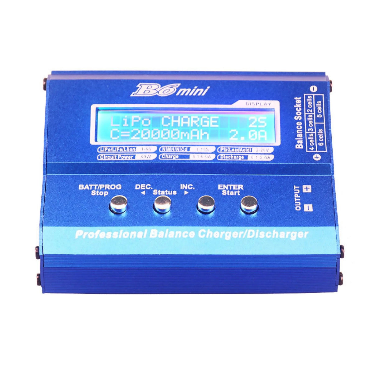 60W Mini Multi-Functional Battery Balance Charger/Discharger for DC11-18V
