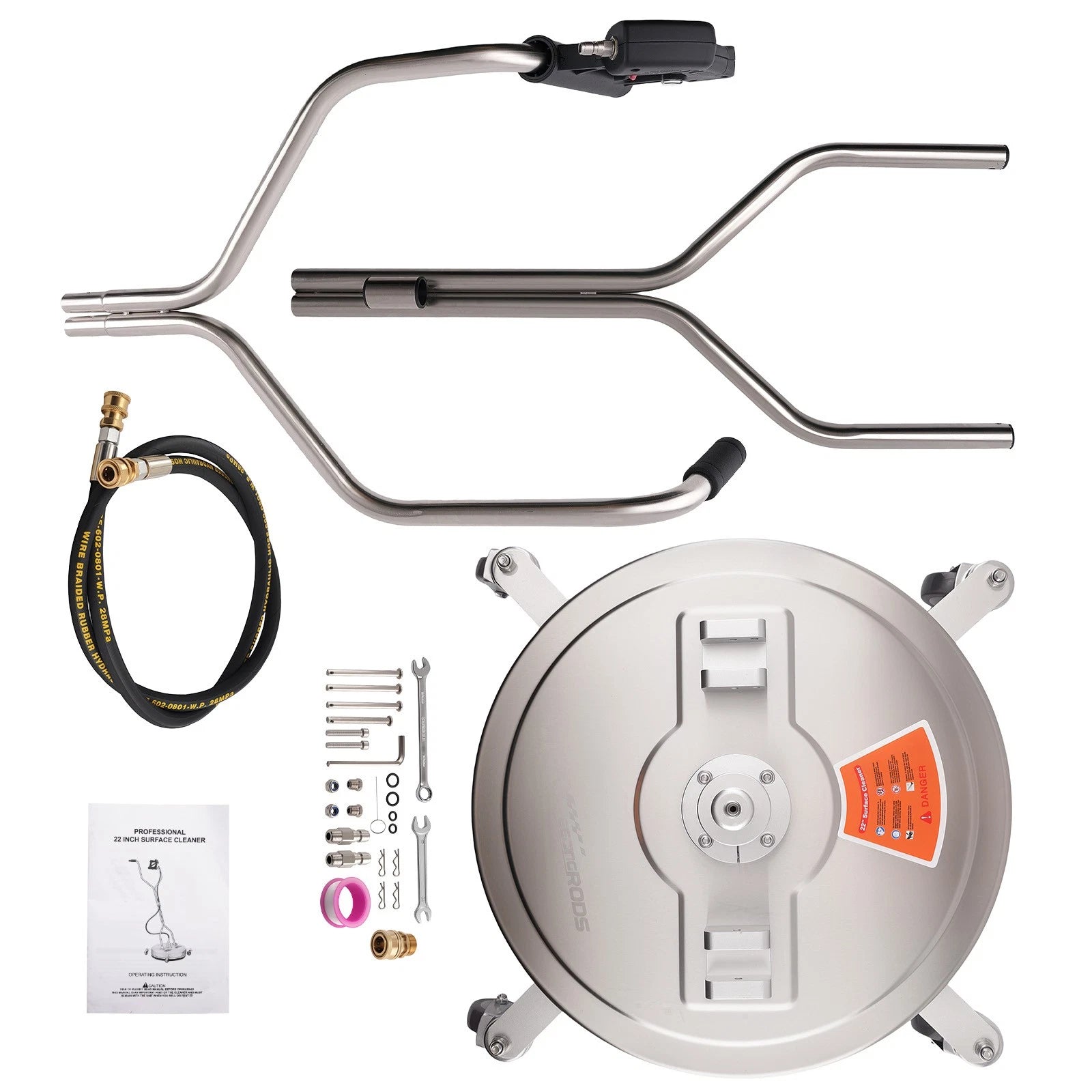 22 Inch Pressure Washer Surface Cleaner for (4200PSI)