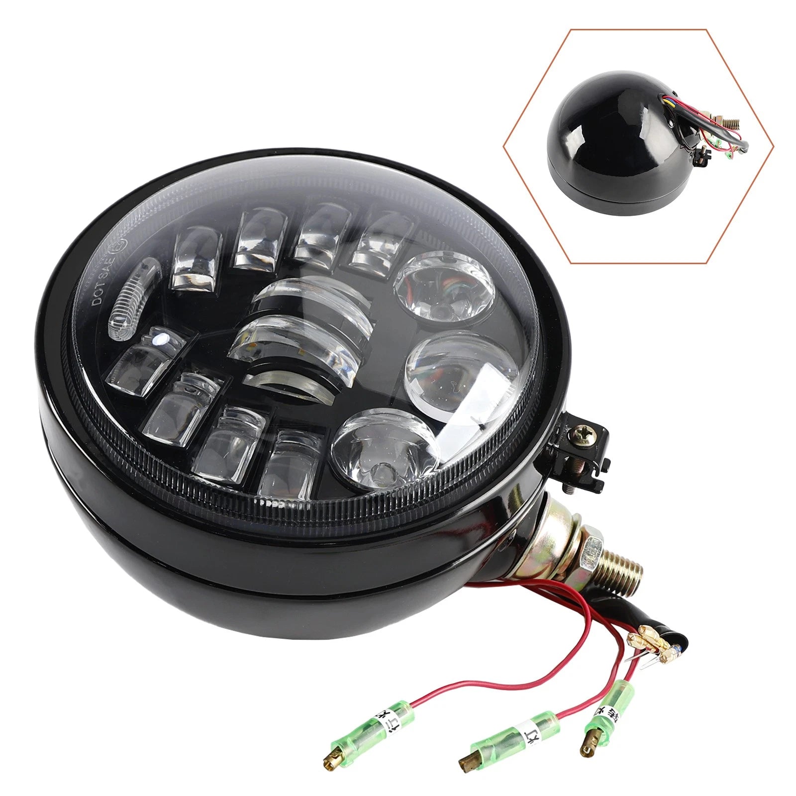 5.75" Spotlight Headlight Fog Light for Motorcycle (#82)