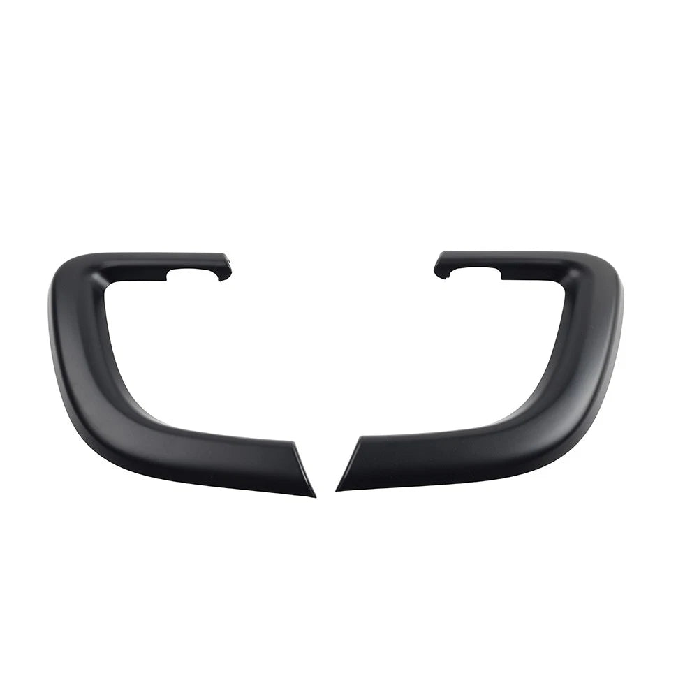 Pair Black Door Panel Handle Trim Cover for Land Rover Discovery Sport (2015–2019)