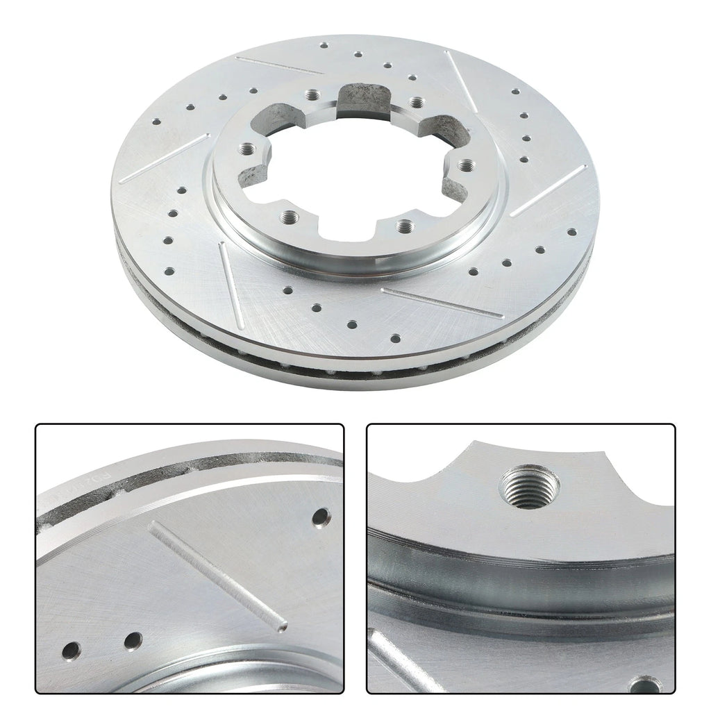 Front Brake Disc and Pad Kit for Nissan Frontier (1999–2002) 1013214