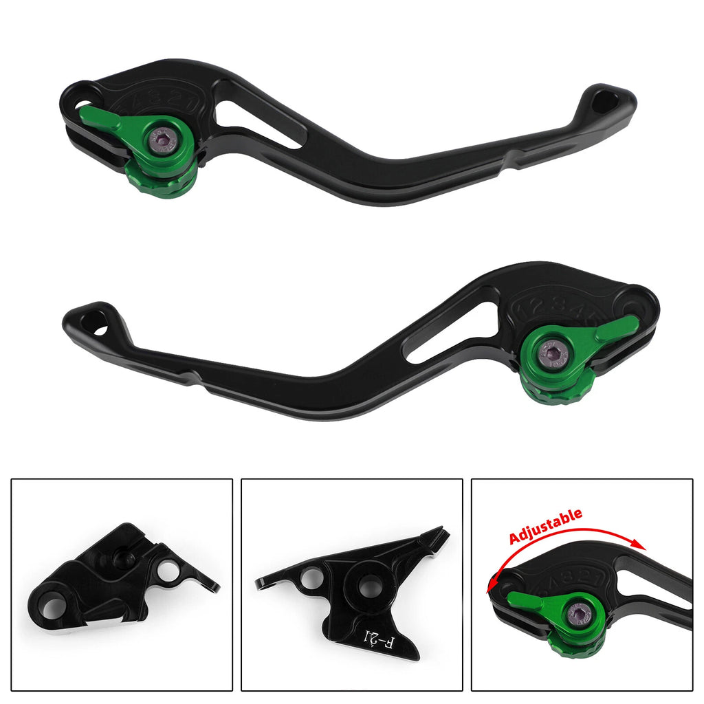 Short Clutch Brake Lever for Kawasaki Z650, Versys 1000, Z900 (2017–2023)