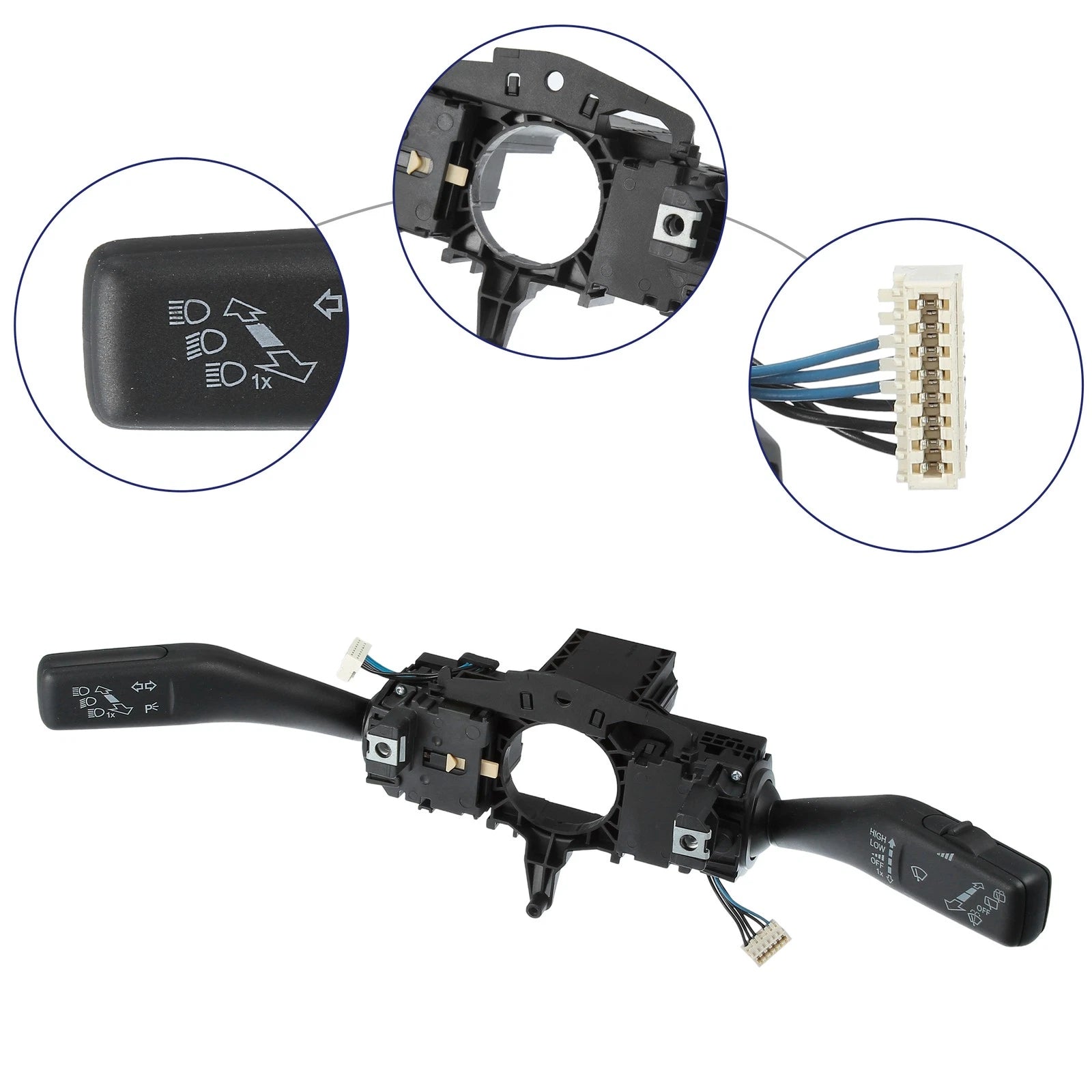 Steering Column Multifunction Switch for Volkswagen Golf Jetta (2005–2014)