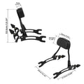 Passenger Backrest Pad for Indian Chieftain Dark Horse (2014–2025)