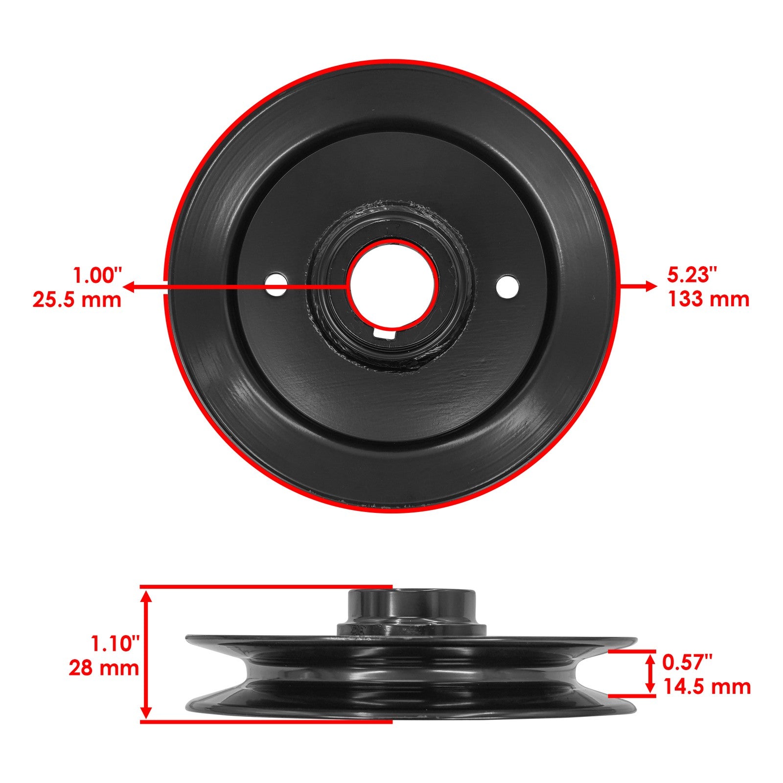 Deck Spindle and Pulley Replacement for Gravely Pro-Master 310 (50 in) (2005–2015)