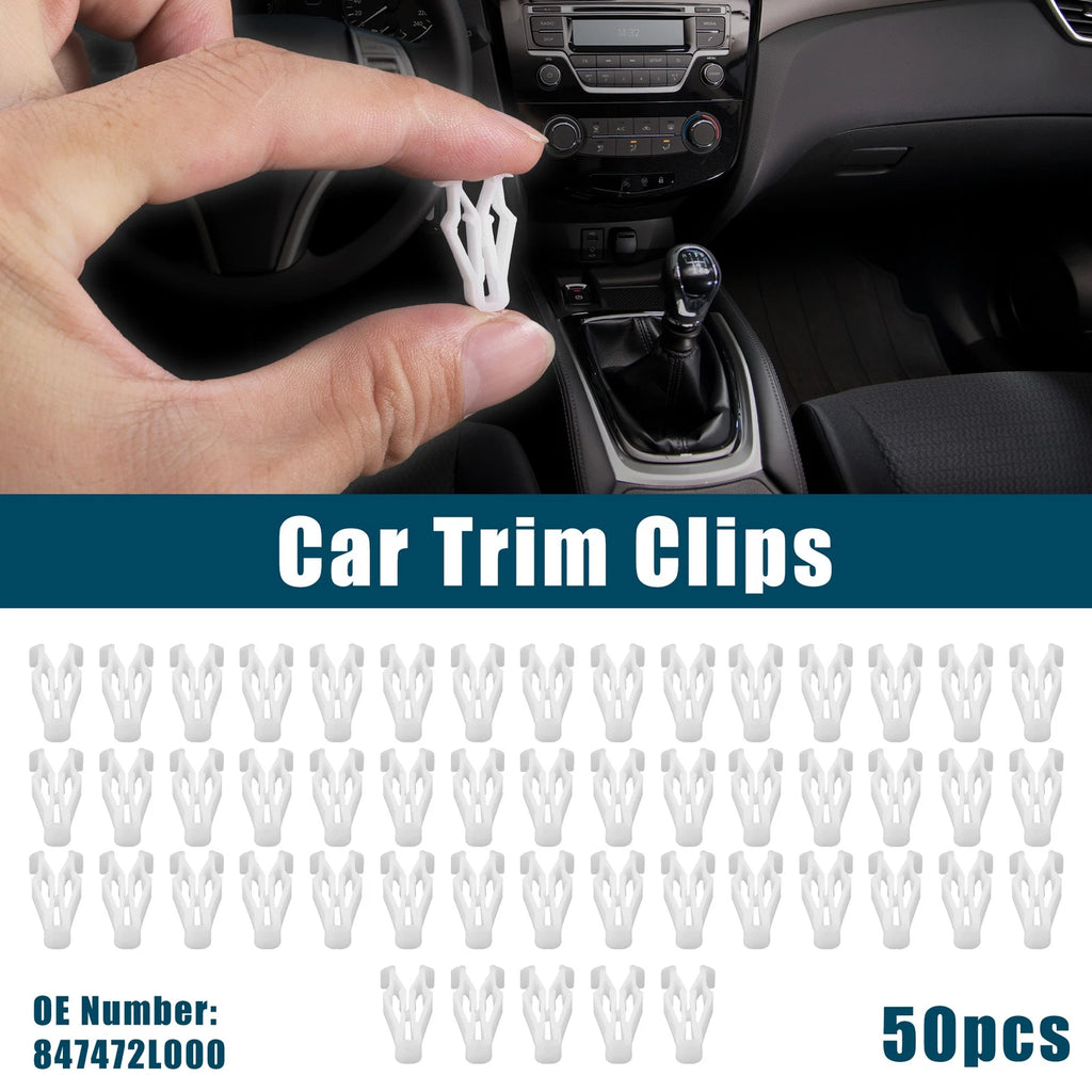 Interior Trim Retainer Clip Replacement Fastener Kit for Hyundai Kia (50 Pcs)