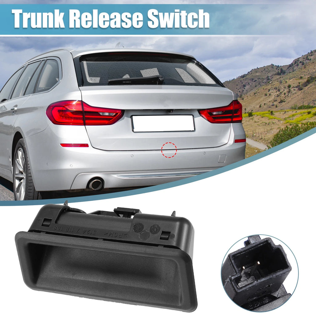 Trunk Tailgate Handle Release Switch Replacement for BMW 3 5 1 Series (2003–2013)
