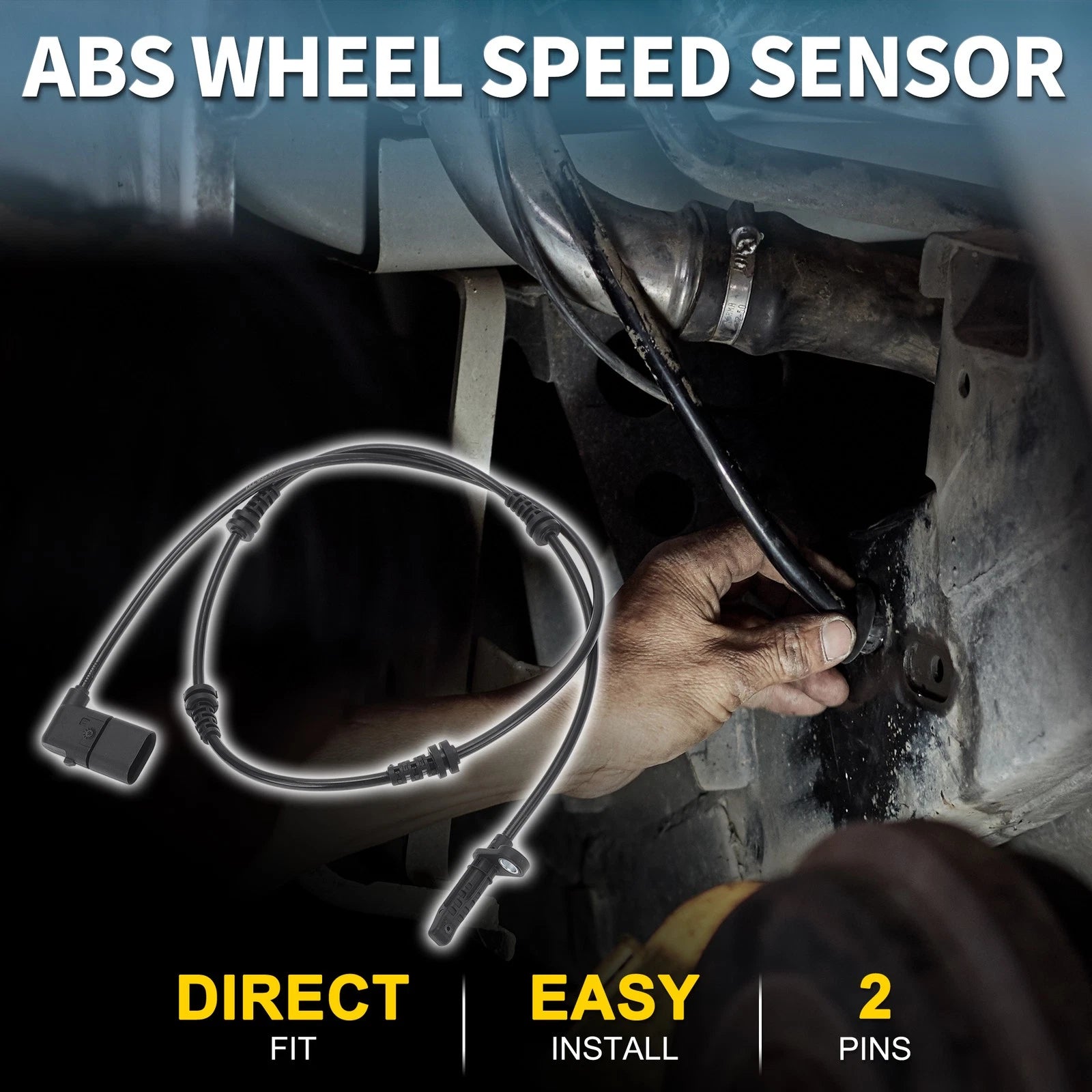 Front Left ABS Wheel Speed Sensor for Mercedes-Benz S450 (2018–2020)