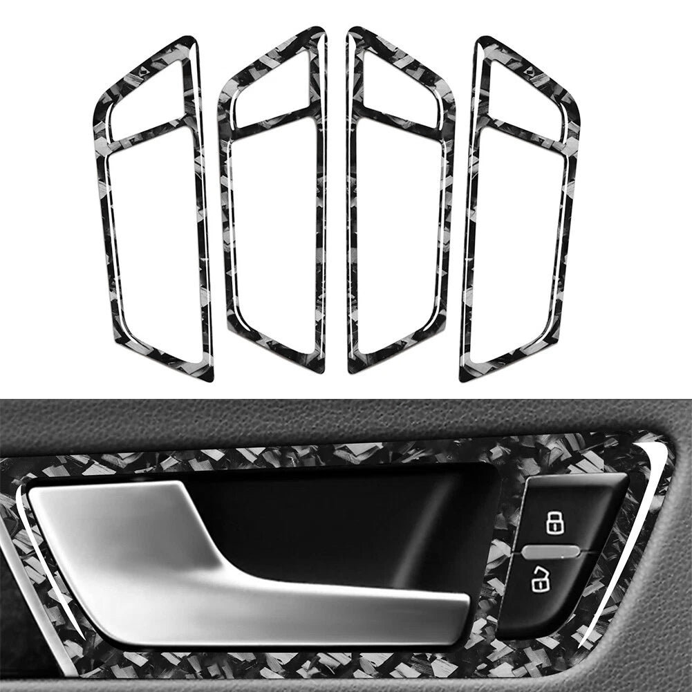 Set of 4 Inner Door Puller Handle Frame Cover Trim for Audi Q5 SQ5 (2008–2017)