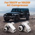 2X AC Compressor Connector Fittings for LS Engine Swap (10S17F, 10S20F)
