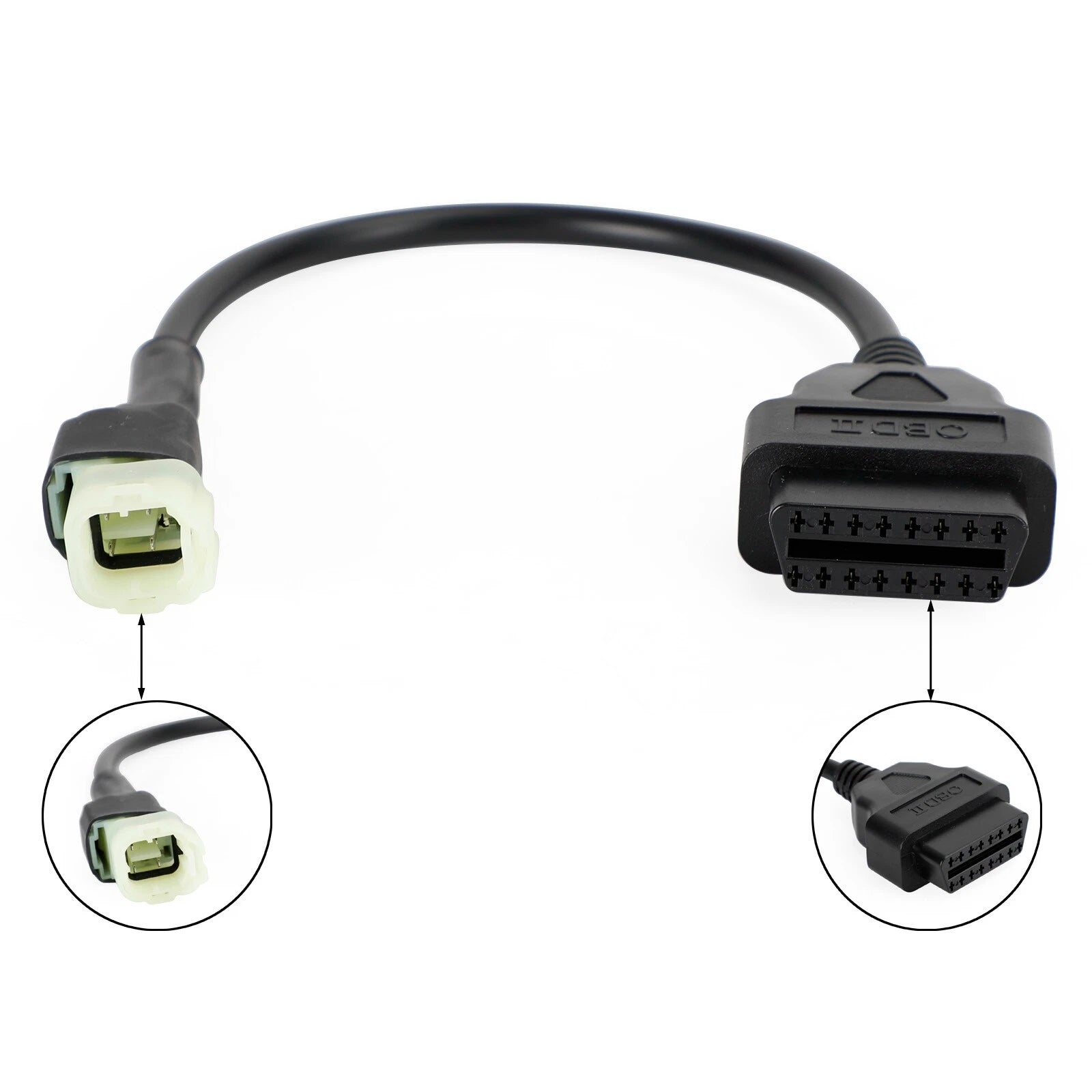 4 Pin to 16 Pin OBD2 Diagnostic Adapter Cable for Honda CBR 1000R/600R (2008–2023)