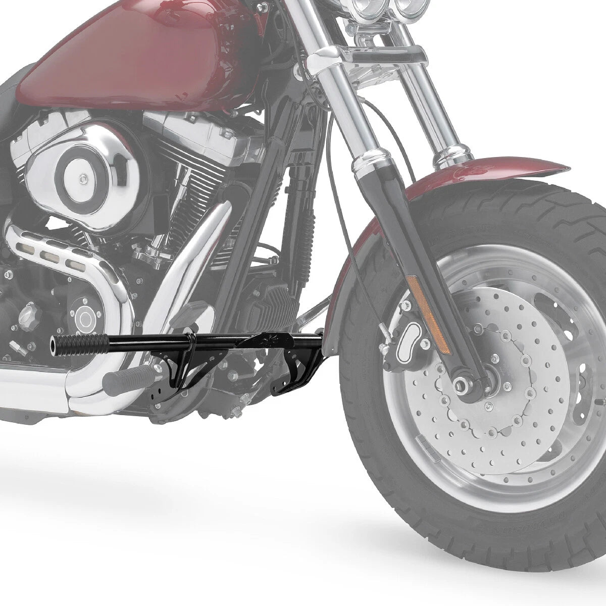 Front Black Crash Bar Protector for Harley Davidson Dyna (2006–2017)