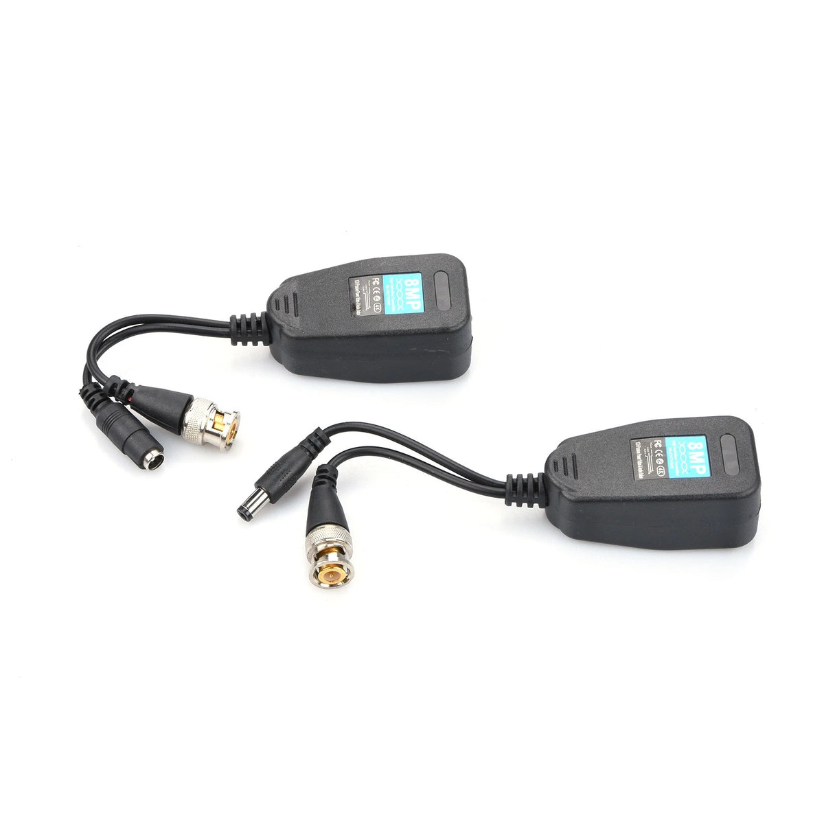 1 Pair Video Data Power Balun Connector for AHD CVI TVI 1080P