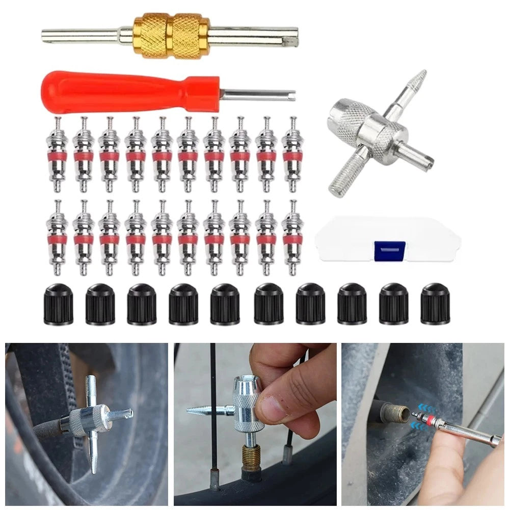 Slotted Valve Core Remover Tool for Car Motorcycle Repair