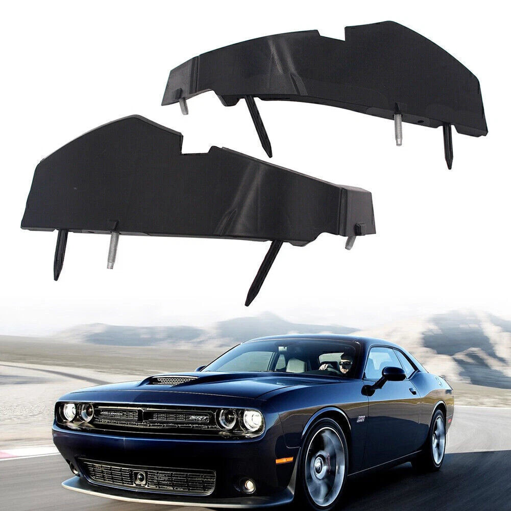 Front Bumper Retaining Bracket Fascia Support Fit Dodge Challenger 2015 - 21 Blk