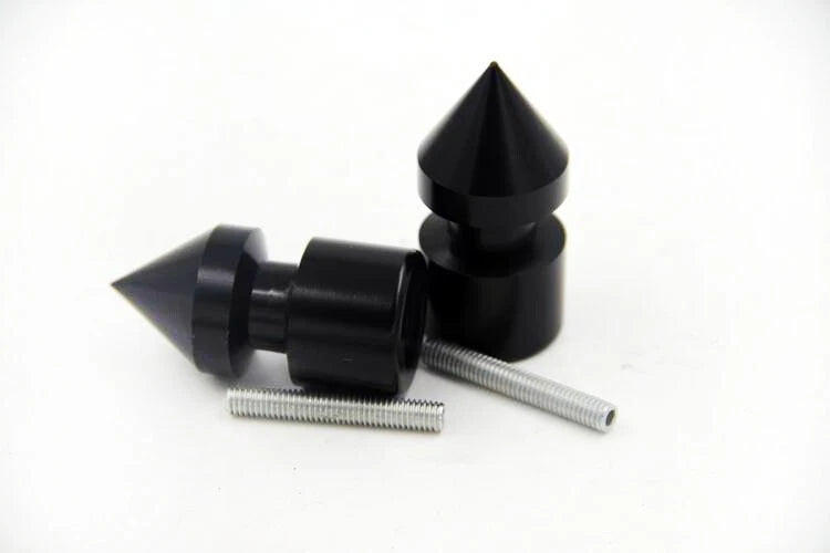 Black Spike Swingarm Spools 6mm Thread for Aprilia Dorsoduro 750 (2008–2009)