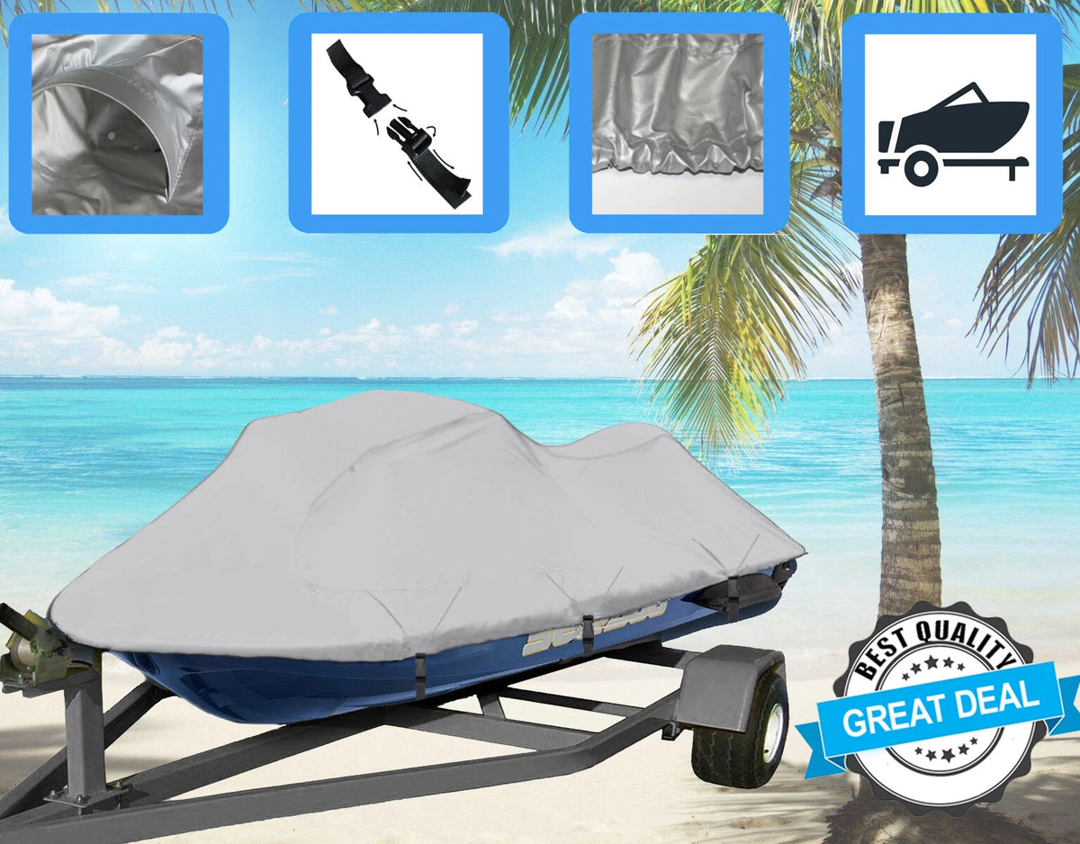 Heavy-Duty Jet Ski Cover for SeaDoo GTX, GTI, GT, GTS (Towable)