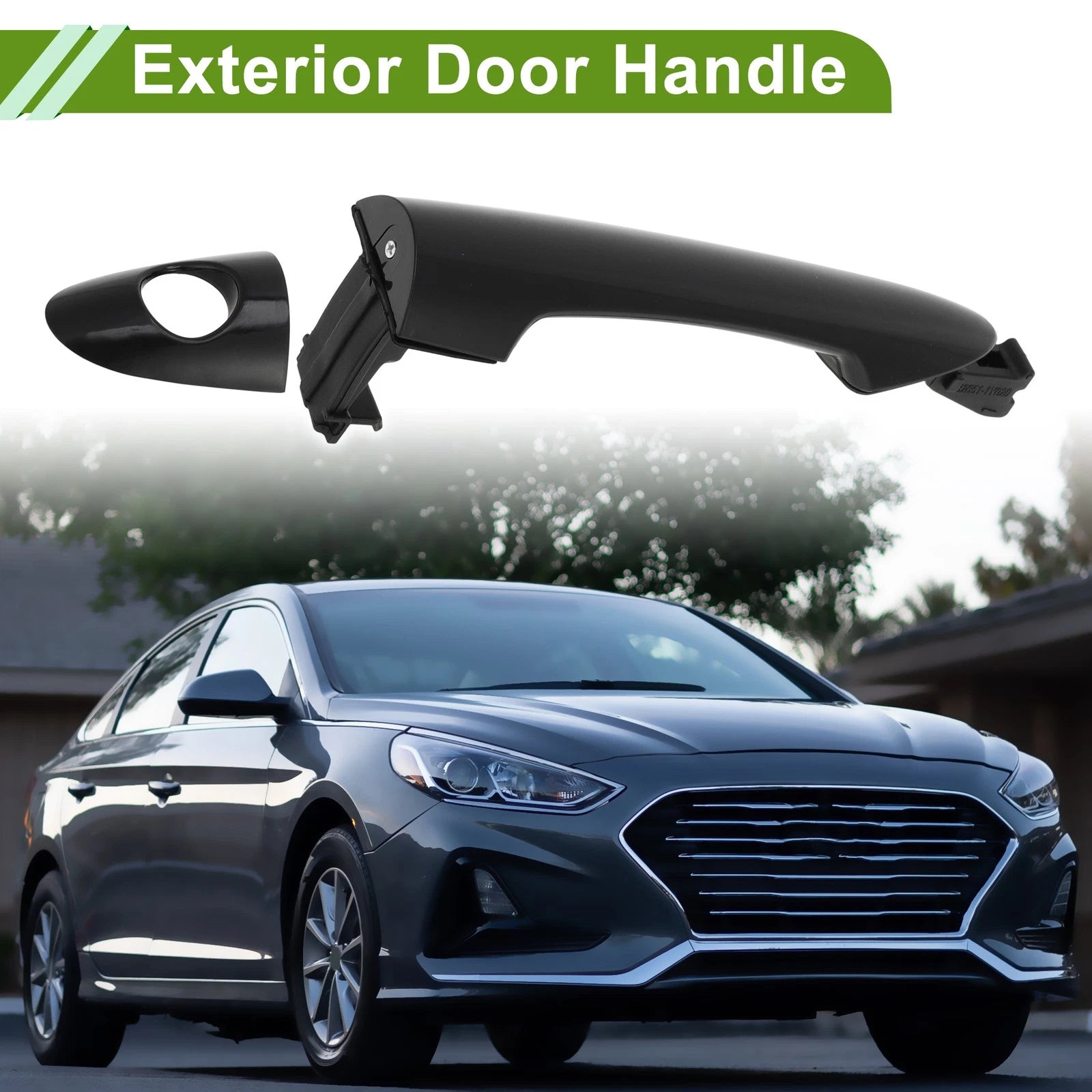 Exterior Door Handle Replacement Front Left for Hyundai Kia Picanto (2011–2018)