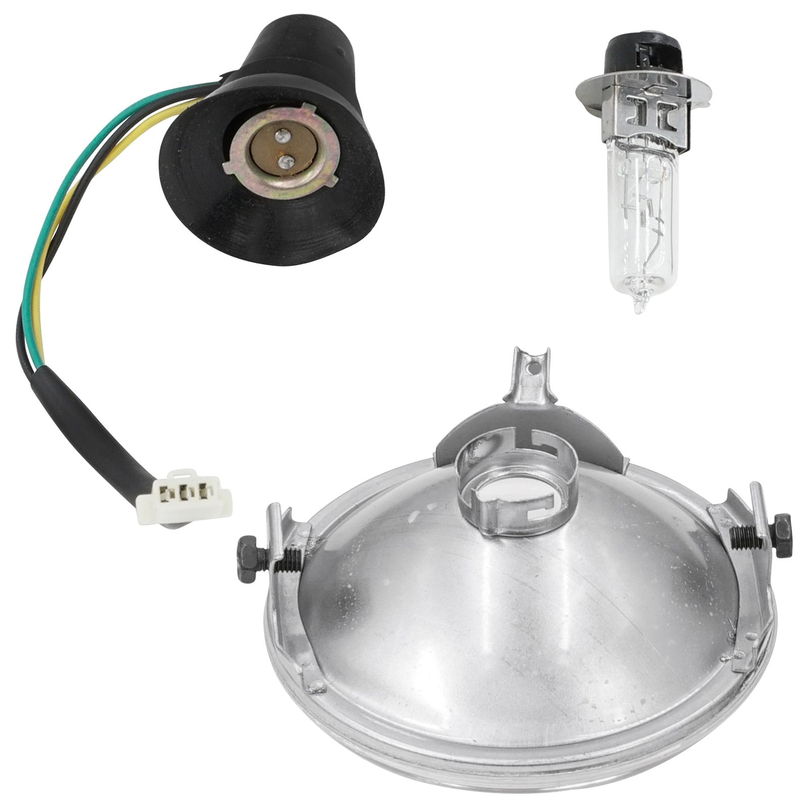 Caltric Headlight Halogen Bulb Replacement for Yamaha Warrior 350 YFM350X (1996–2001)