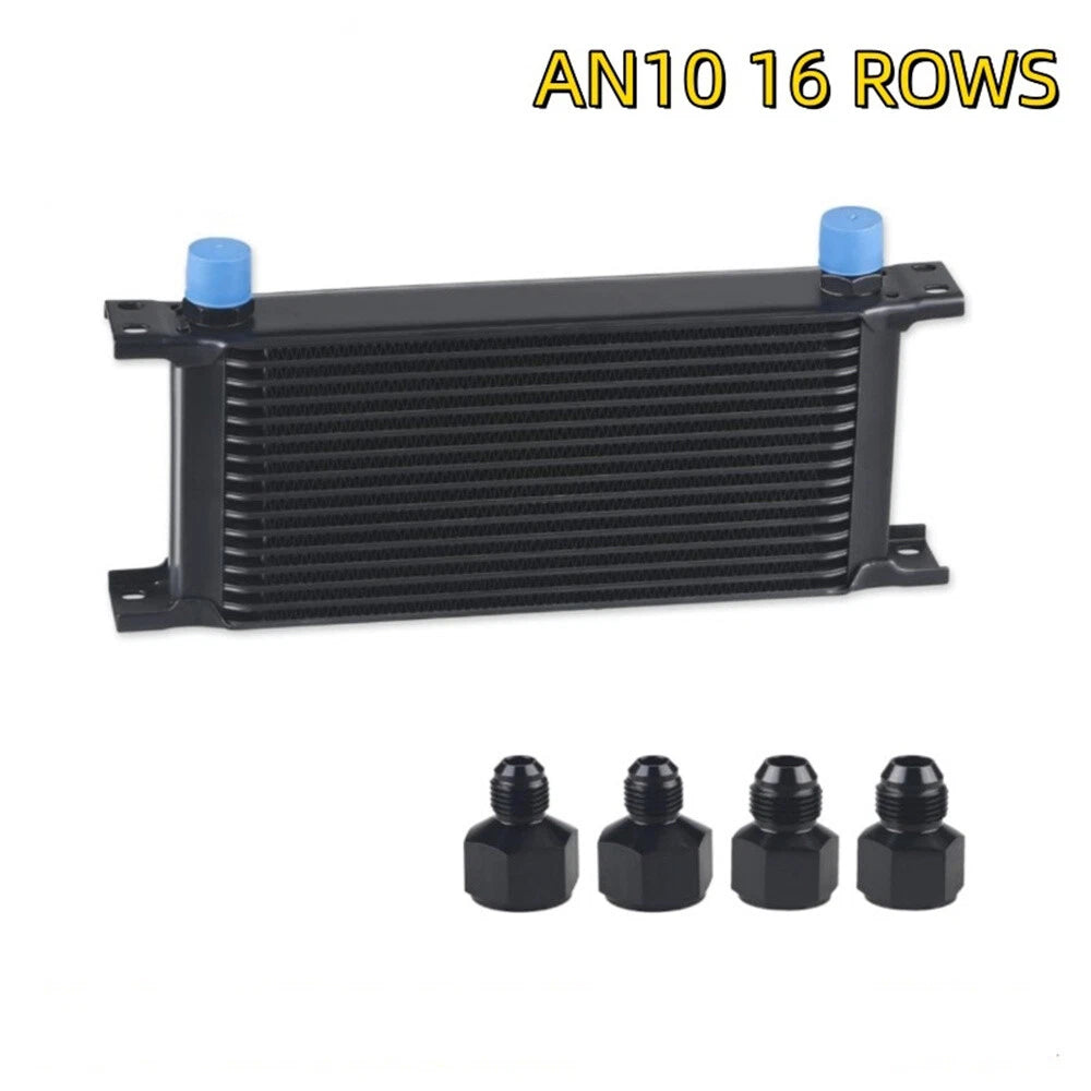 16 Rows Oil Cooler 10AN Stacked Plate for Universal Applications