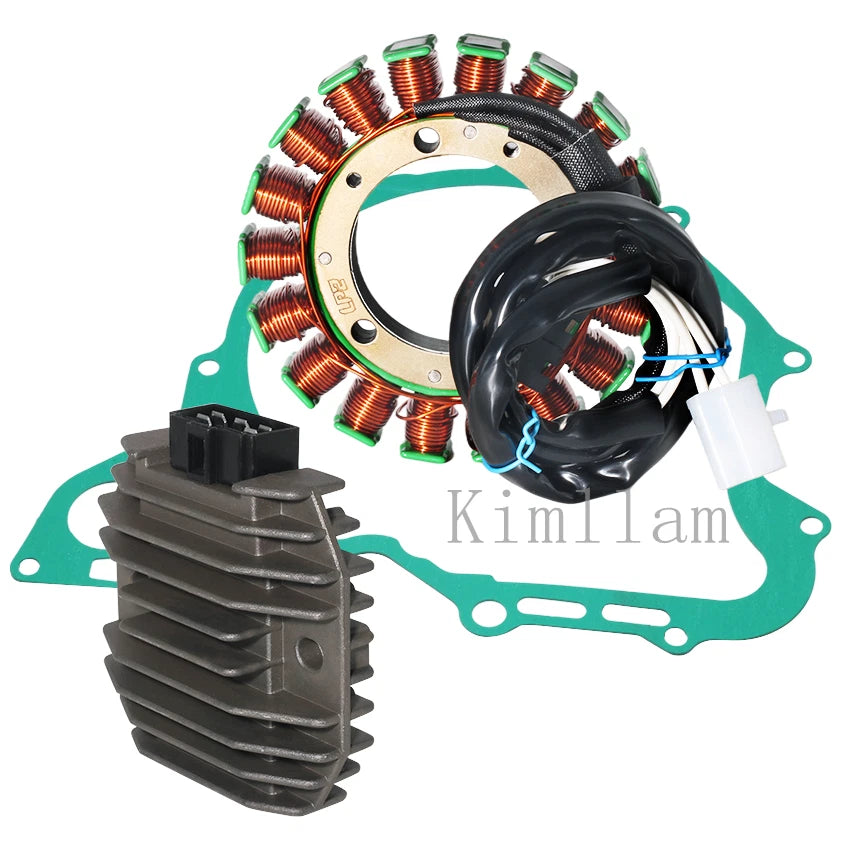 Stator Coil, Regulator, Gasket for Yamaha XVS650 Drag Star 650 (1997–1999)