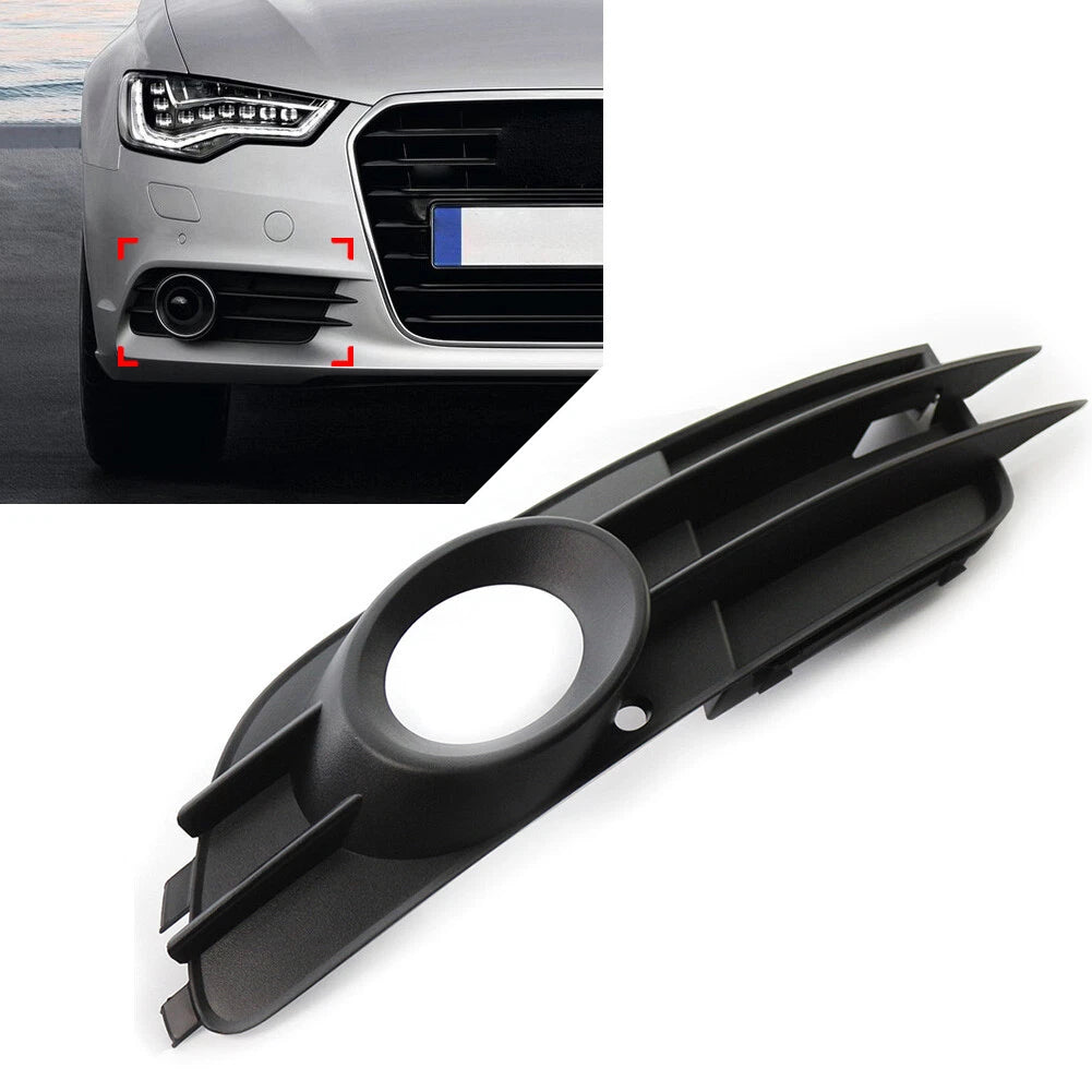 Fog Light Grille for Audi A6 C7 (2012–2015) Right Side ABS Plastic