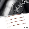 Car Speaker Connector Wire Harness Adapter Set for Kia Hyundai (4 Pieces)