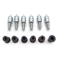 Chrome Spike Bolts for Windscreen Fairing License Plate Mounting (Universal)