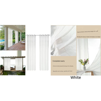 Vertical White Curtains for Home Decor (Stylish Design)