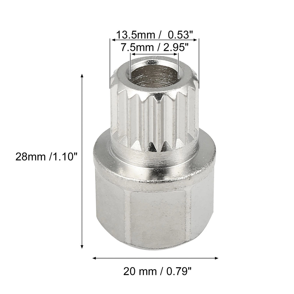 Anti Theft Wheel Lock Lug Nut Key for BMW (2007–2022)