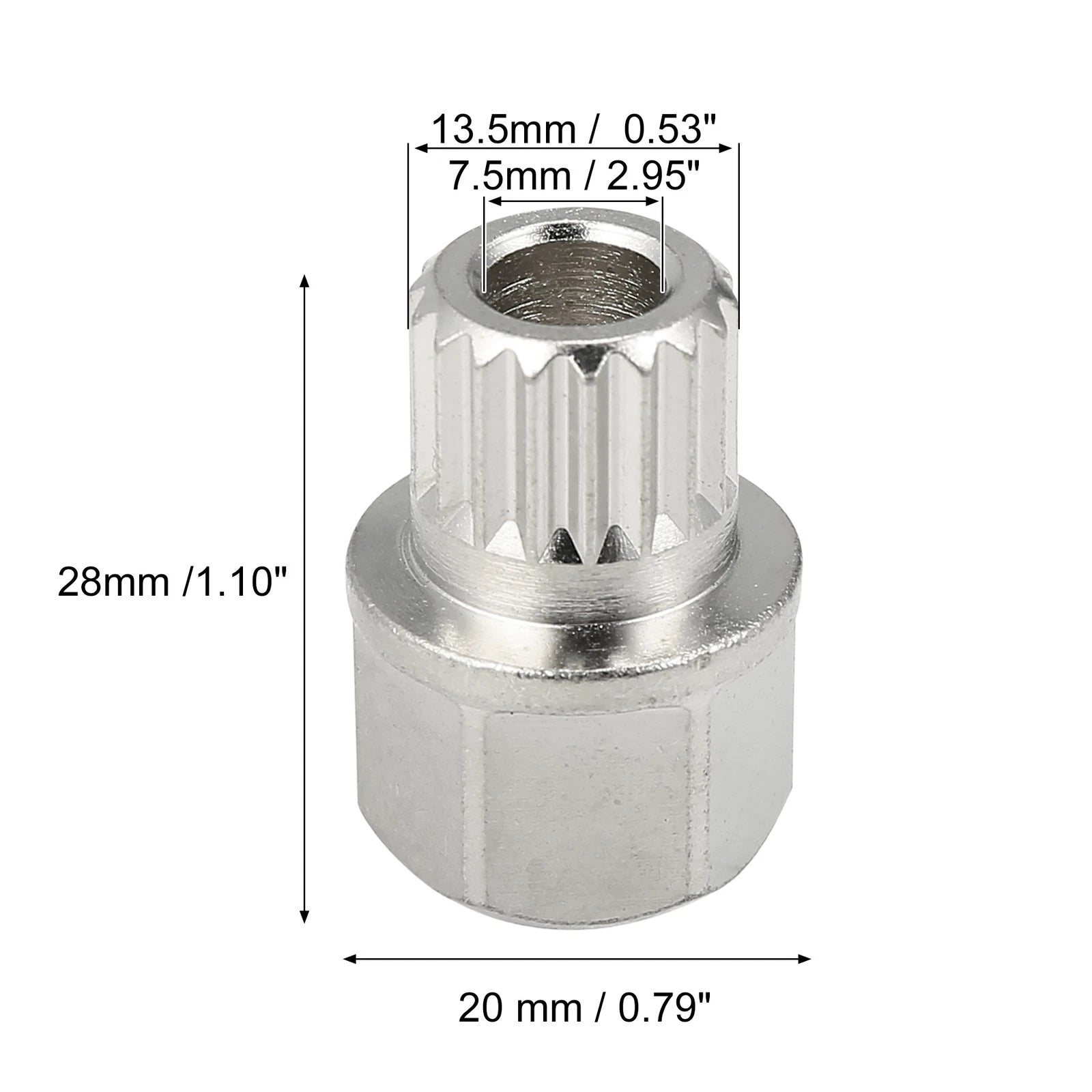 Anti Theft Wheel Lock Lug Nut Key for BMW (2007–2022)