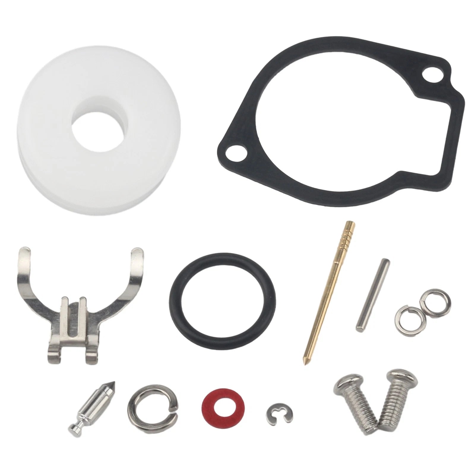 Outboard Carburetor Kit & Float for Mercury Mariner 2.5 3.5 HP (2 Stroke)
