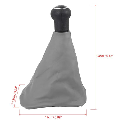 Gear Shift Knob Gaiter Boot Cover Replacement Gray for Volkswagen Passat B5 (1998–2004)