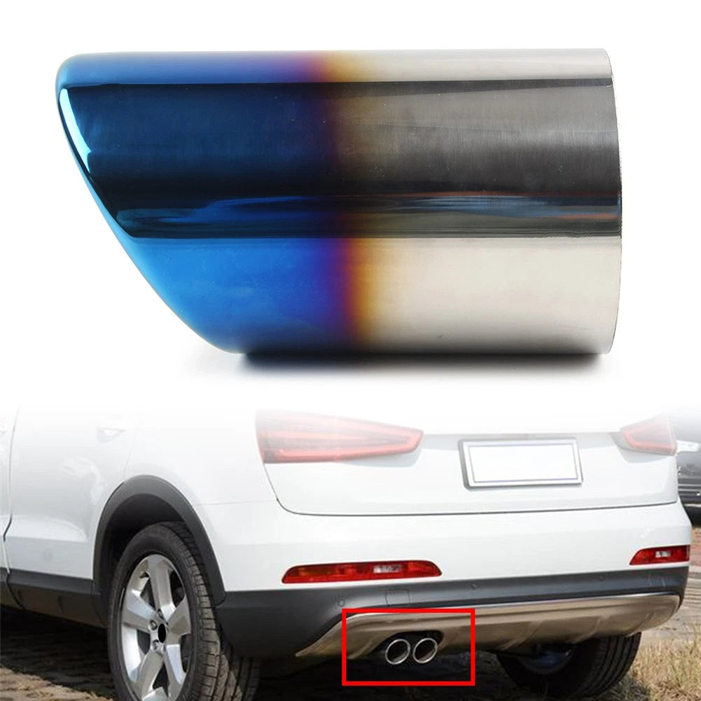 Stainless Rear Exhaust Pipe Tail Muffler Tip for Audi Q3 (2012–2021)