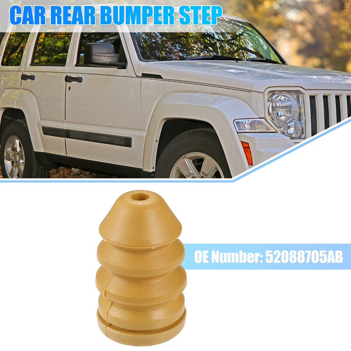 Rear Bumper Step Bumper No. 52088705AB for Jeep Liberty (2002–2007)